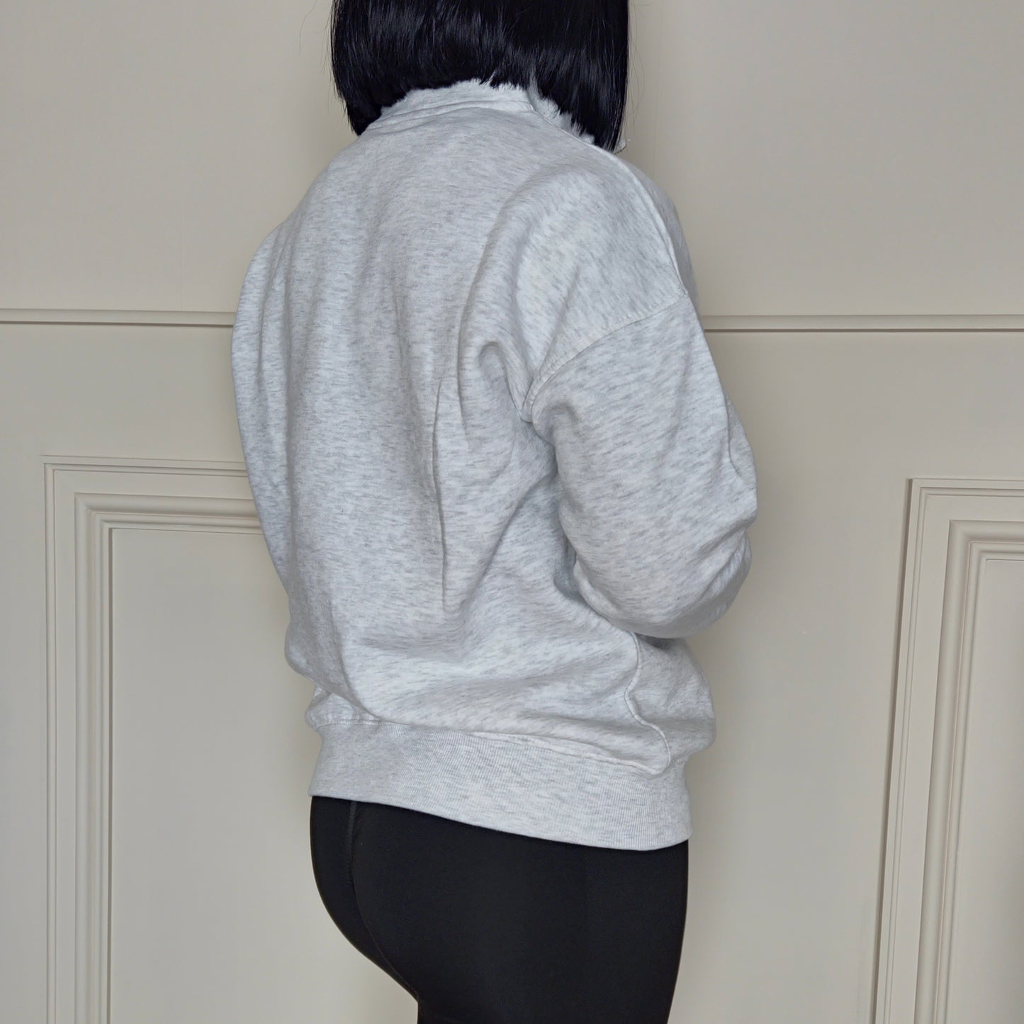 BROOKLYN - Half Zip Sweatshirt Grey