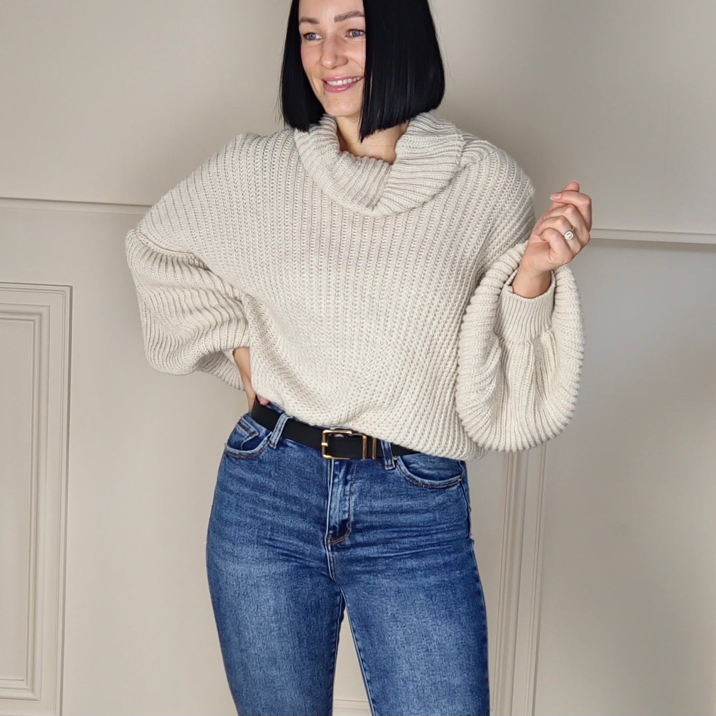 JODIE - Oversized Knitted Jumper