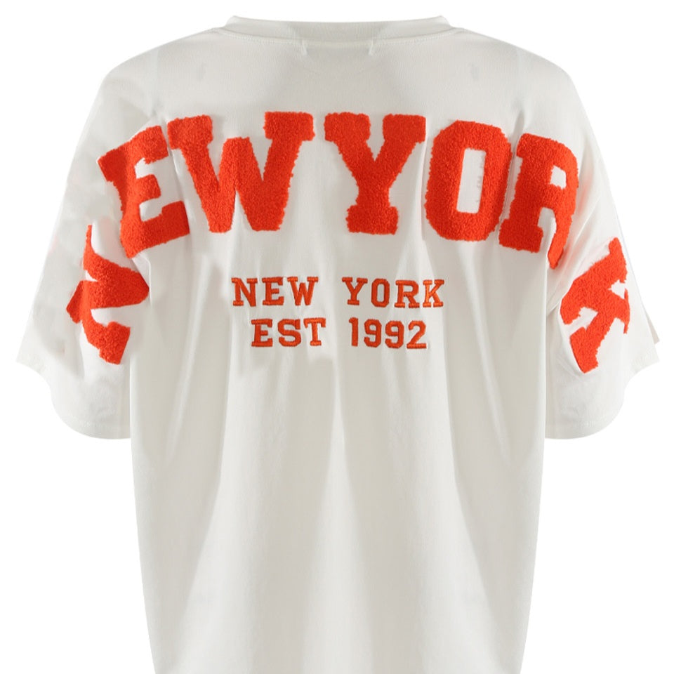 AMELIA - New York Embossed Back T-Shirt