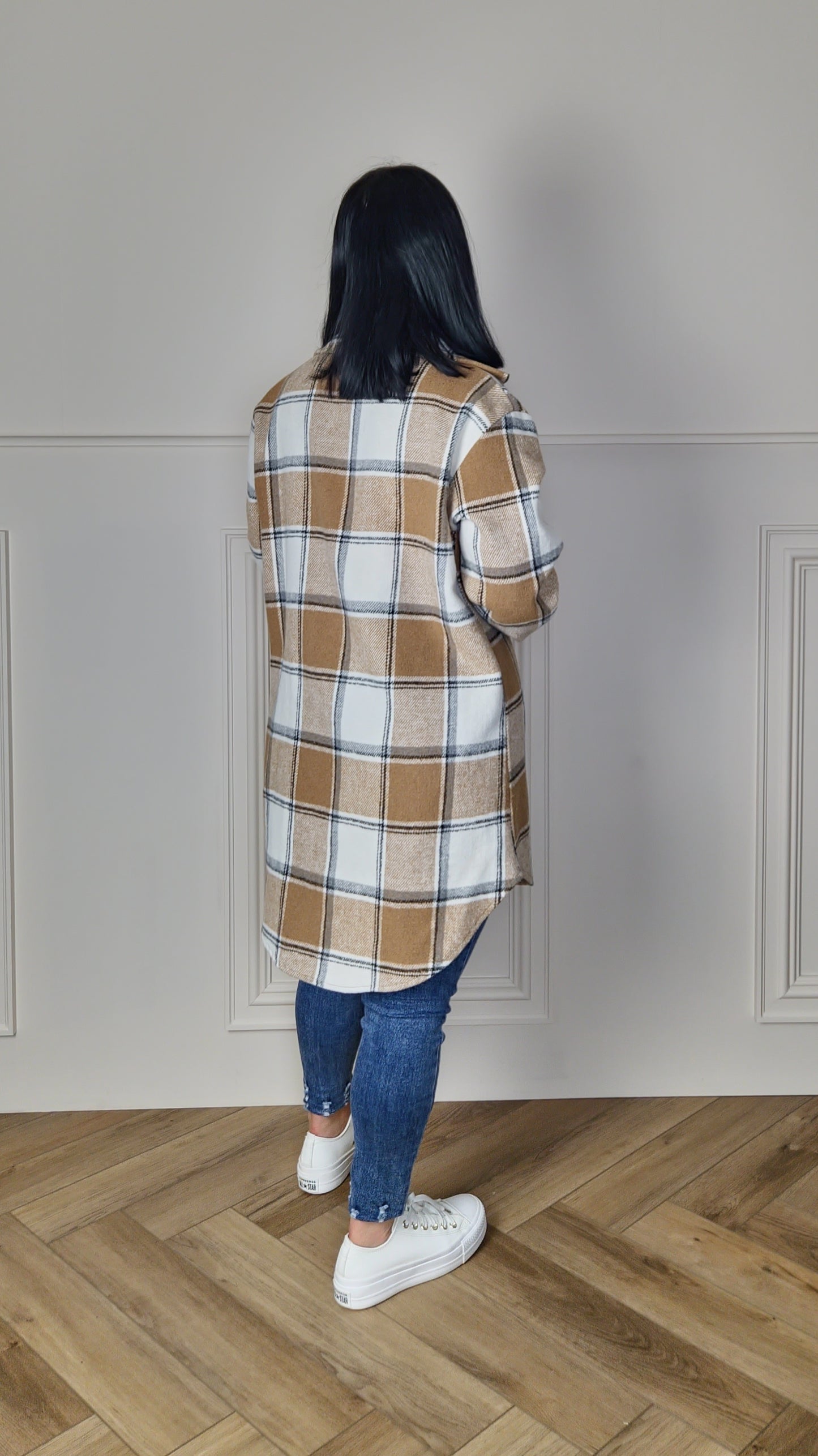 MOLLY - Long Tartan Shirt
