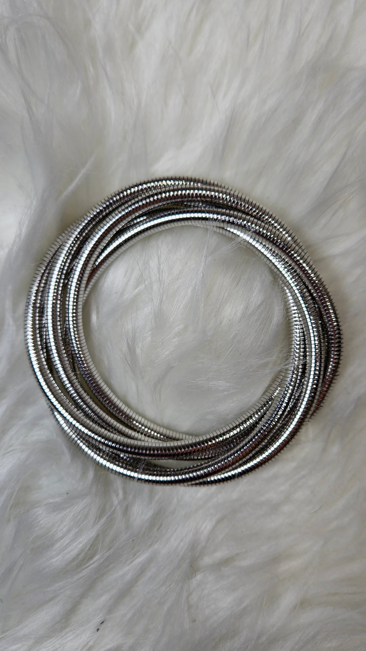 PRIYA - Twisted Layered Bracelet Silver