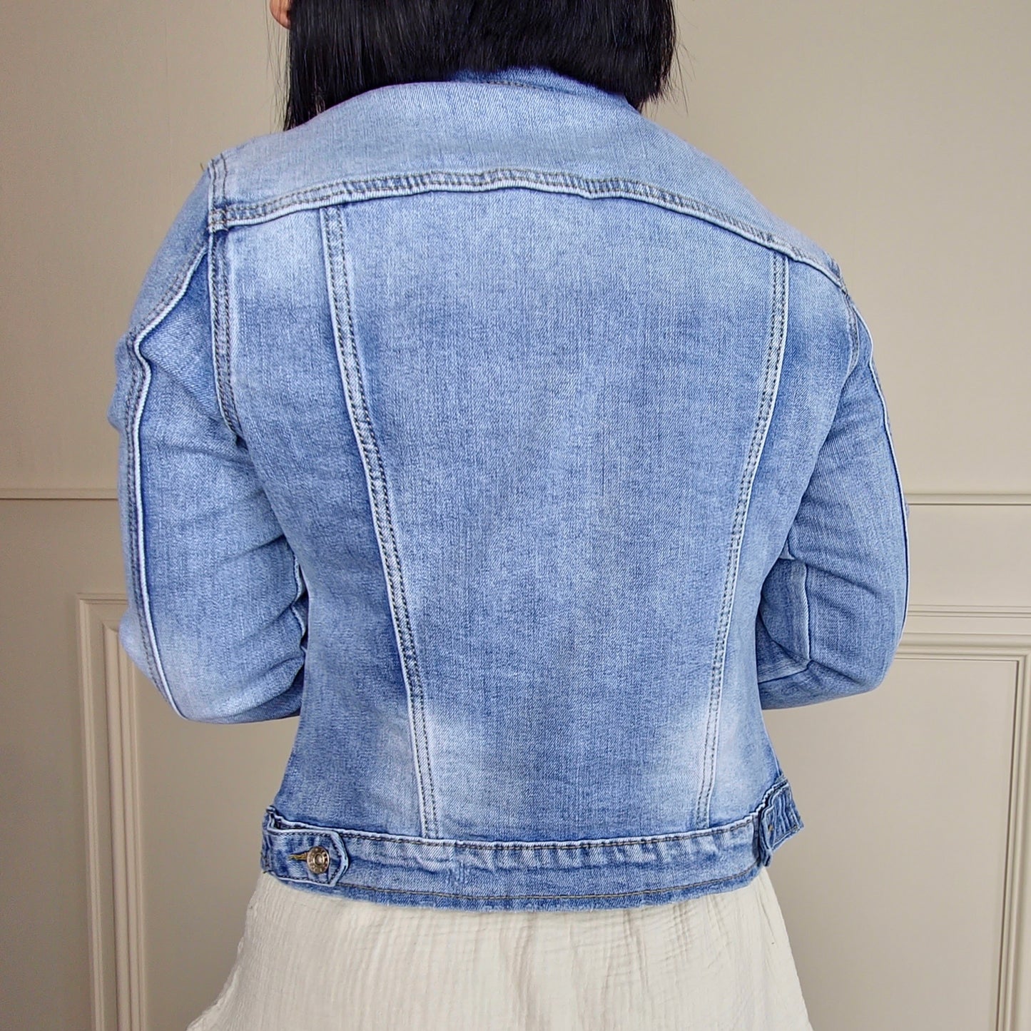 ANEKA - Denim Long Sleeve Jacket